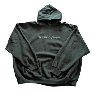 Wrestler's Mom Hoodie Sweatshirt Women's 3XL Gildan Dry Blend Front Pocket